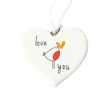 Belly Button Ceramic Christmas Hangers