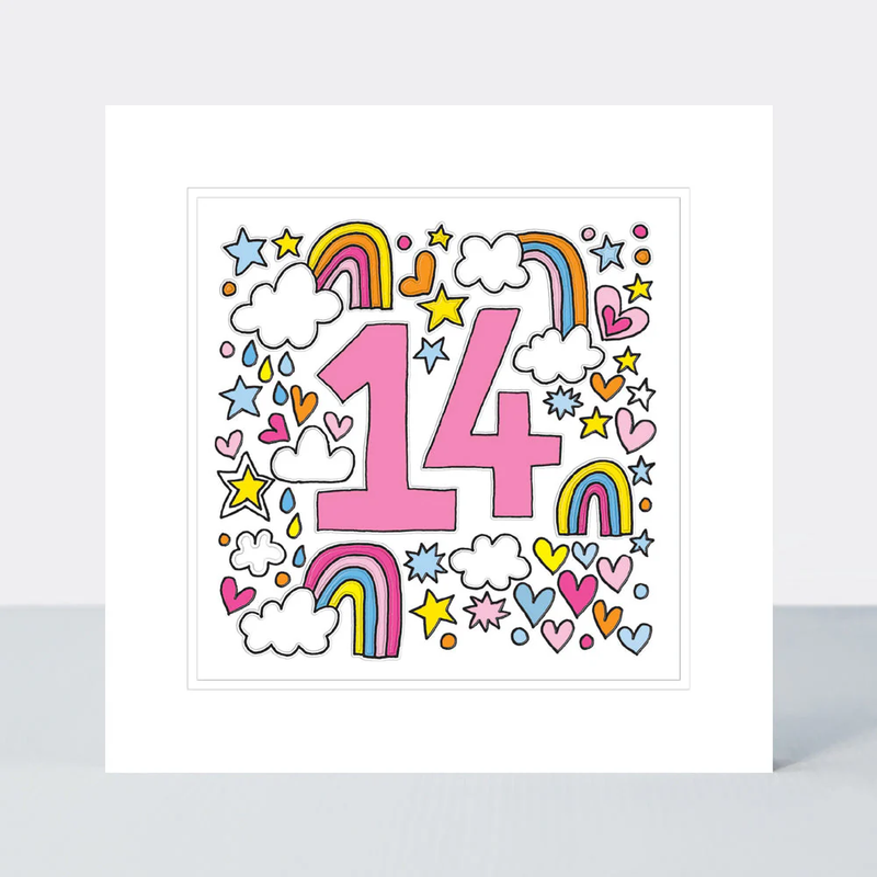 Pocket Rocket - Birthday/Age 14 Card