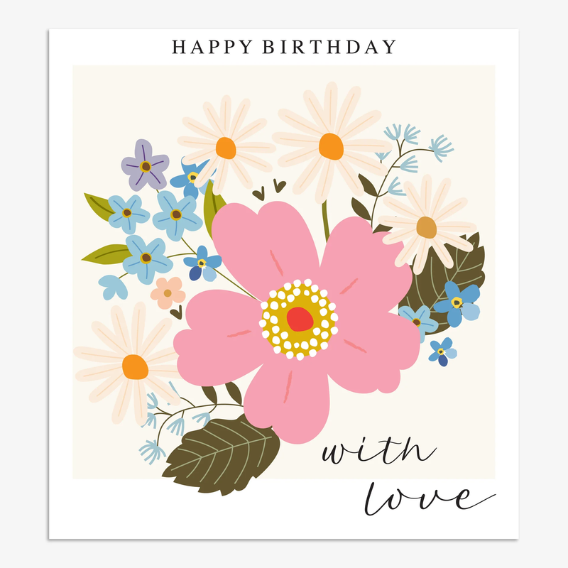 Happy Birthday with Love Card
