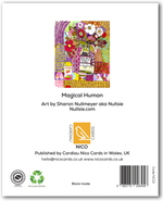 Magical Human by Sharon Nullmeyer aka Nullsie Greeting Card