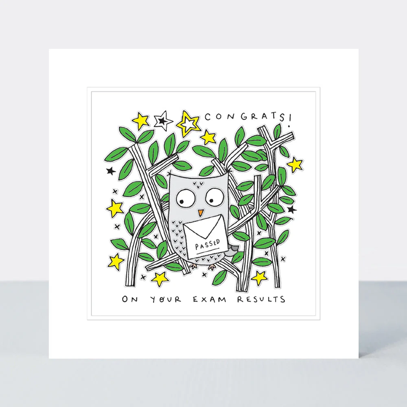 Pocket Rocket - Congrats Exam Results Card