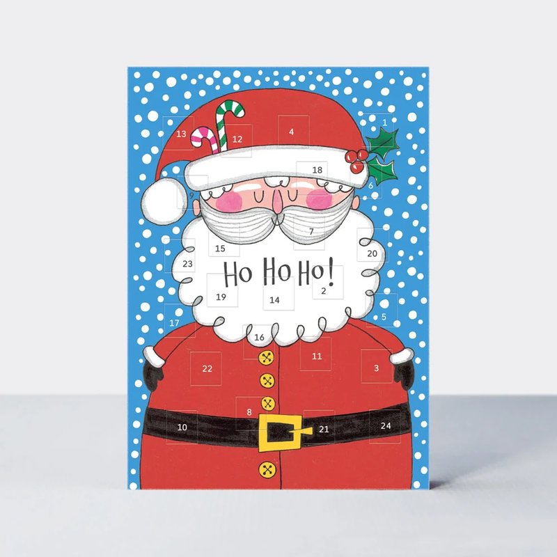 Advent Calendar Card - Santa/Ho Ho Ho!