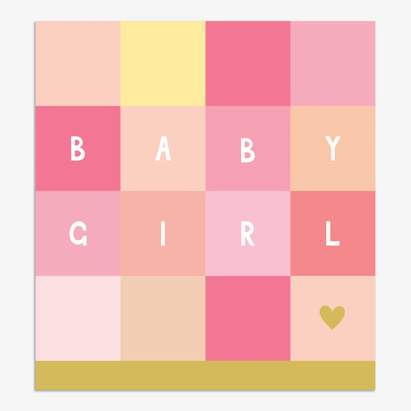 New Baby Girl - Merch Fach Greeting Card