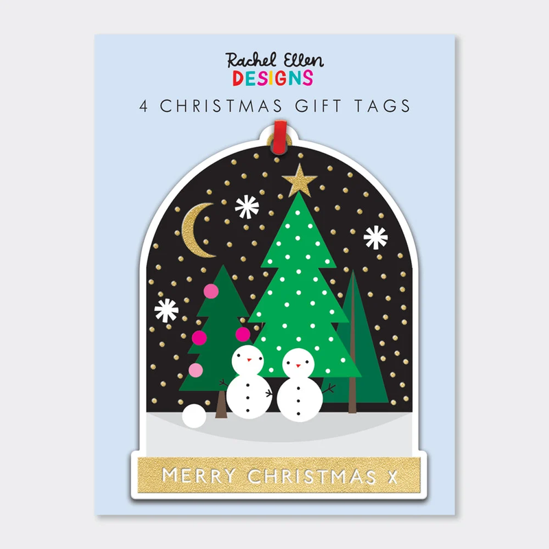 Gift Tag - Snow Globe