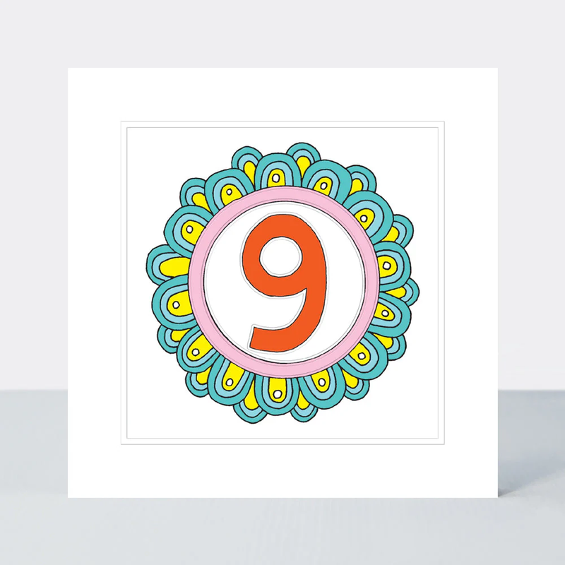 Pocket Rocket - Birthday/Age 9 Card