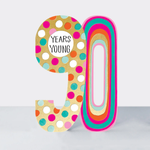 90th Birthday Card