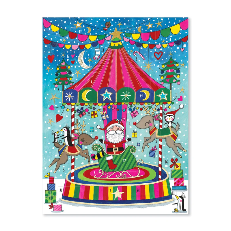 Advent Calendar - Christmas Carousel (foiled)