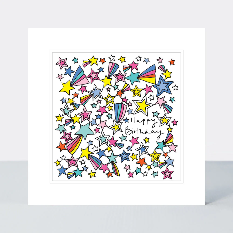 Pocket Rocket - Birthday/Shooting Stars Card