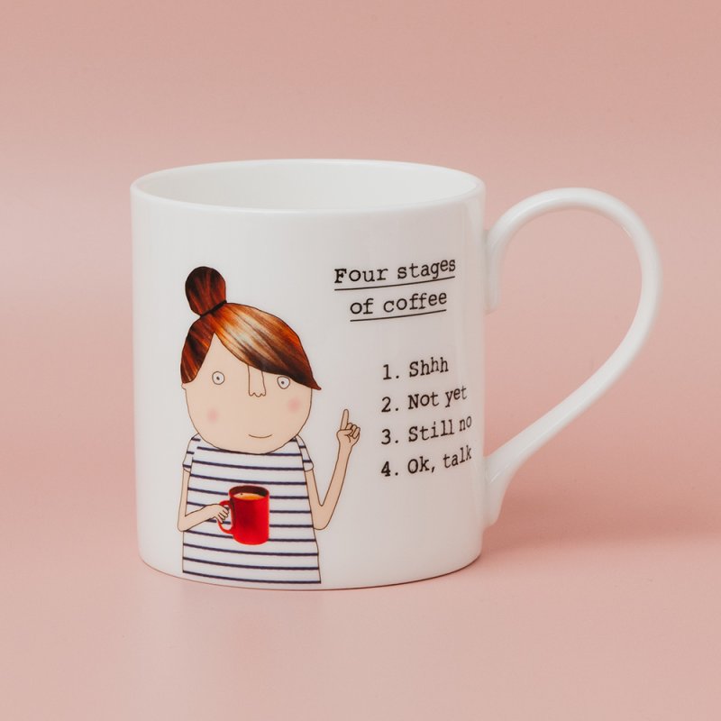 STAGES OF COFFEE MUG