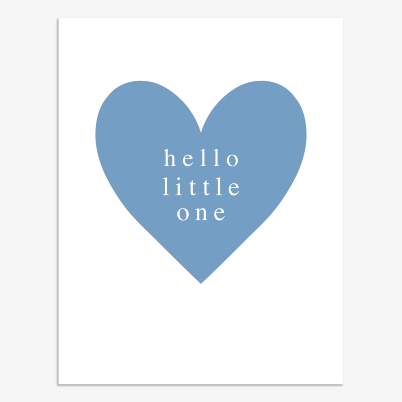 Hello Little One - Blue Card