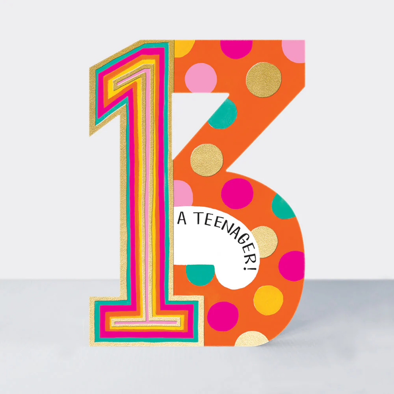 13th Birthday Card