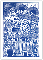 In My Garden by Mariann Johansen-Ellis Greeting Card