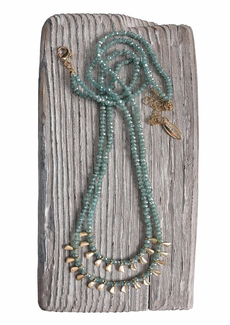 Double LayerBeaded Necklace