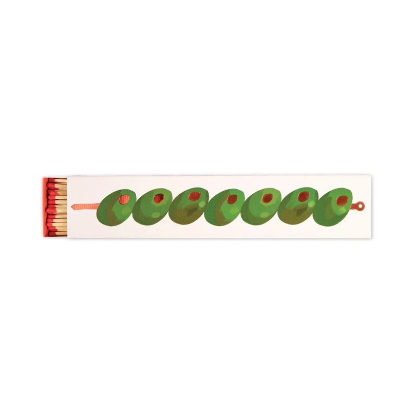 Slender Boxed Olives Matches