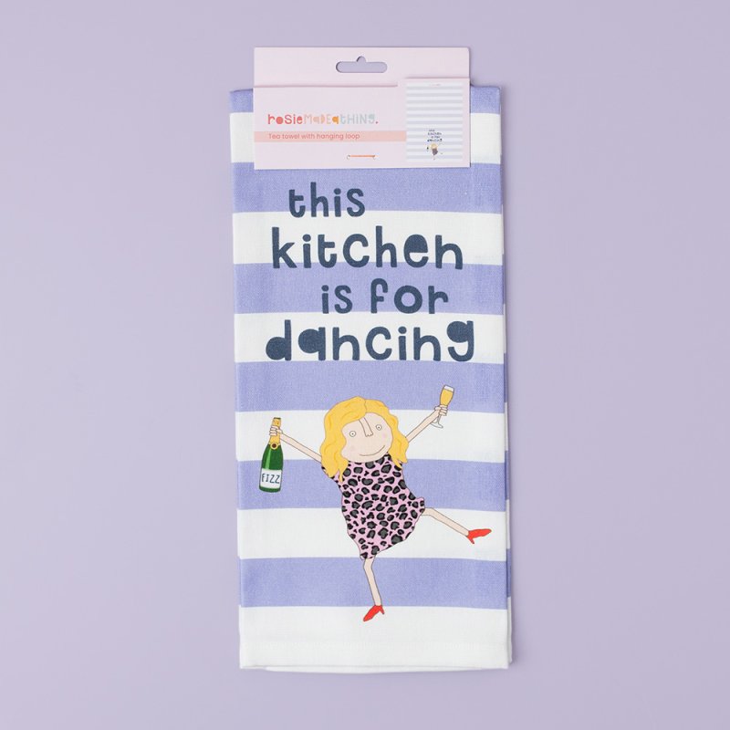 KITCHEN DANCING TEA TOWEL