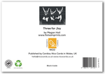 Three for Joy by Megan Hall Greeting Card