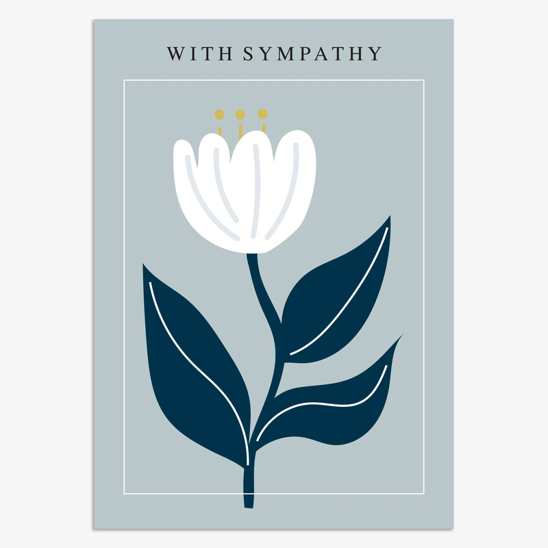 With Sympathy Card