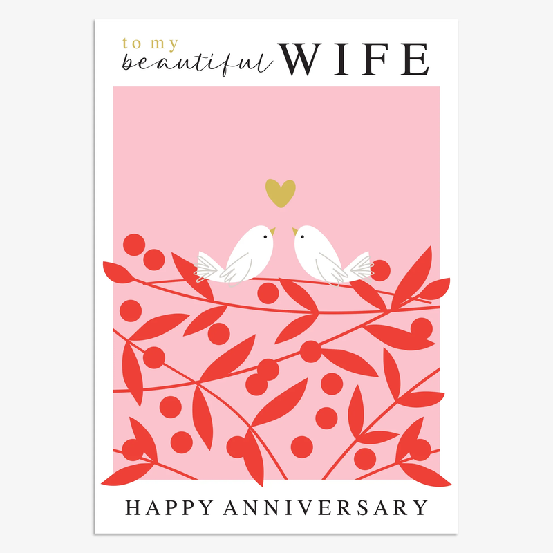 To My Beautiful Wife Card