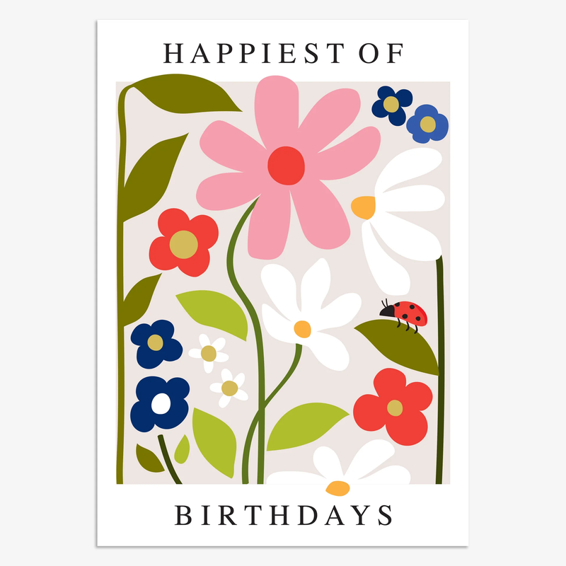 Happiest of Birthdays Card