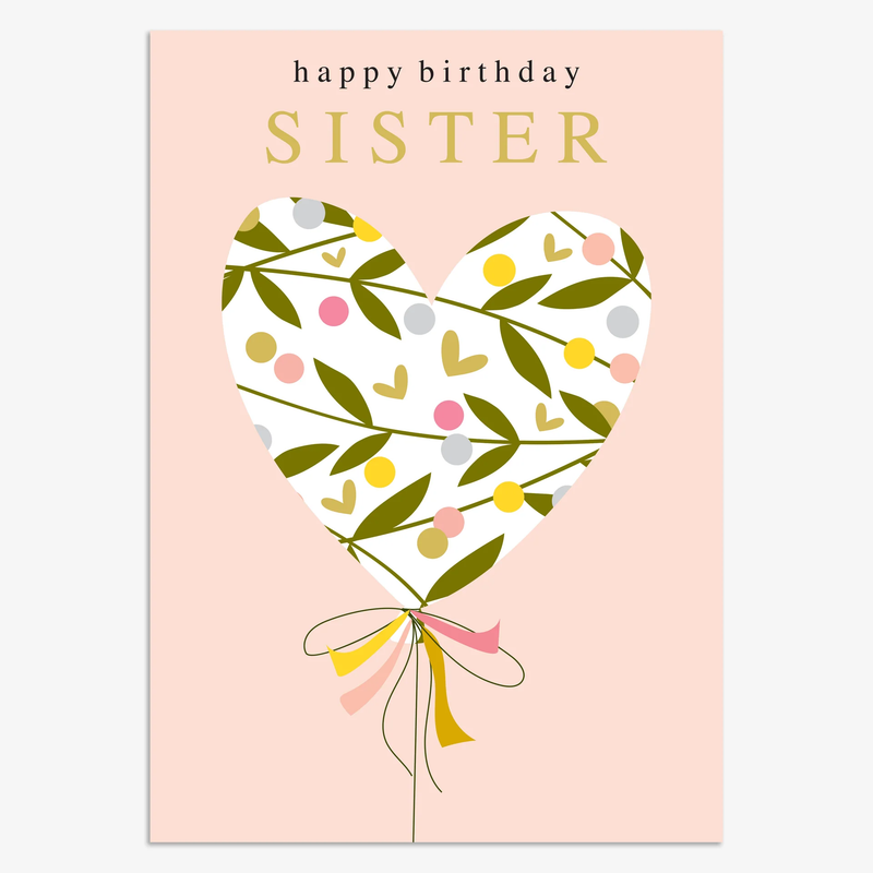Happy Birthday Sister Card