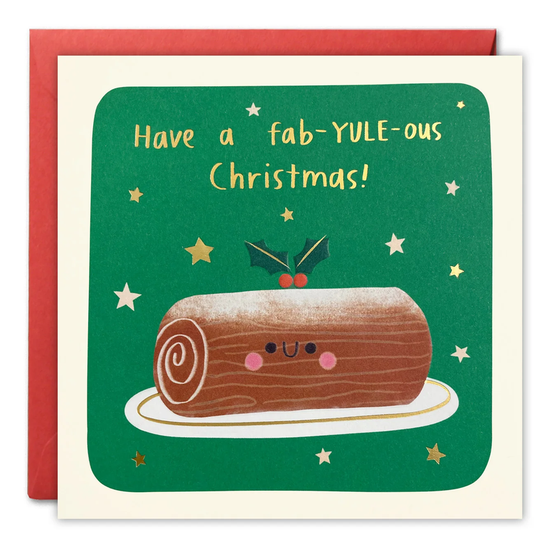 Fab-Yule-ous Christmas Square Peg Card