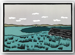 Llanwddyn by Elin Vaughan-Crowley Greeting Card