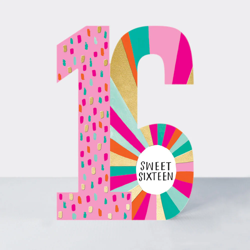 16th Birthday Card