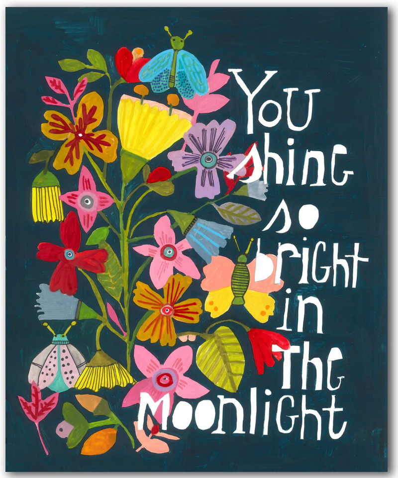 Keep on Shining by Sharon Nullmeyer aka Nullsie Greeting Card