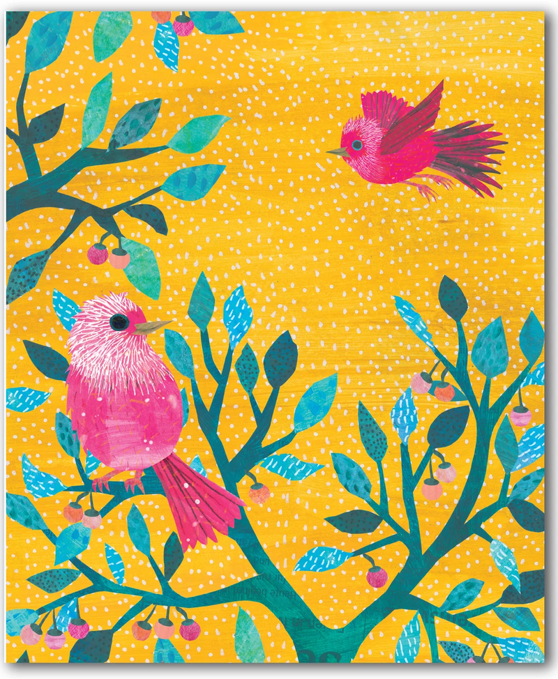 Two Pink Birds