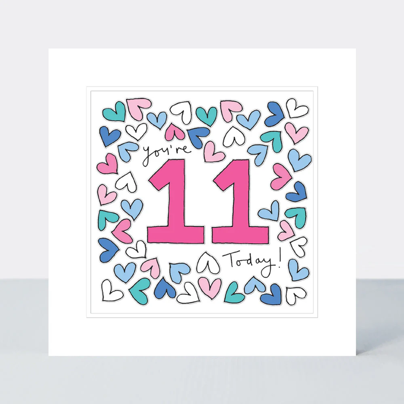 Pocket Rocket - Birthday/Age 11 Card