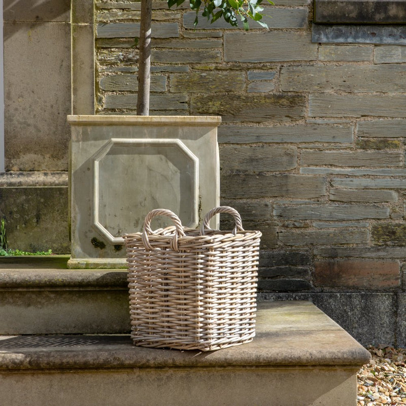 Small Square Kubu Log Basket