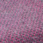 Tweedmill Twill Pink & Slate Throw