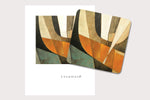Contemporary Forest Coaster Card