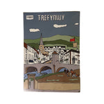 Colour illustrations of Welsh Towns