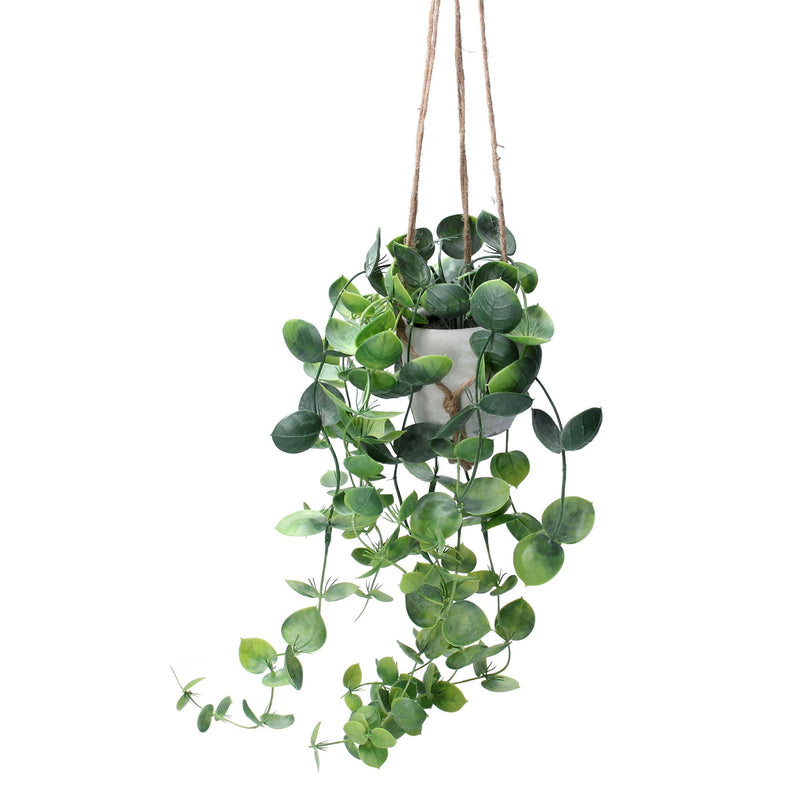 Hanging Pot Plant 83cm - Faux Trailing Hoyas