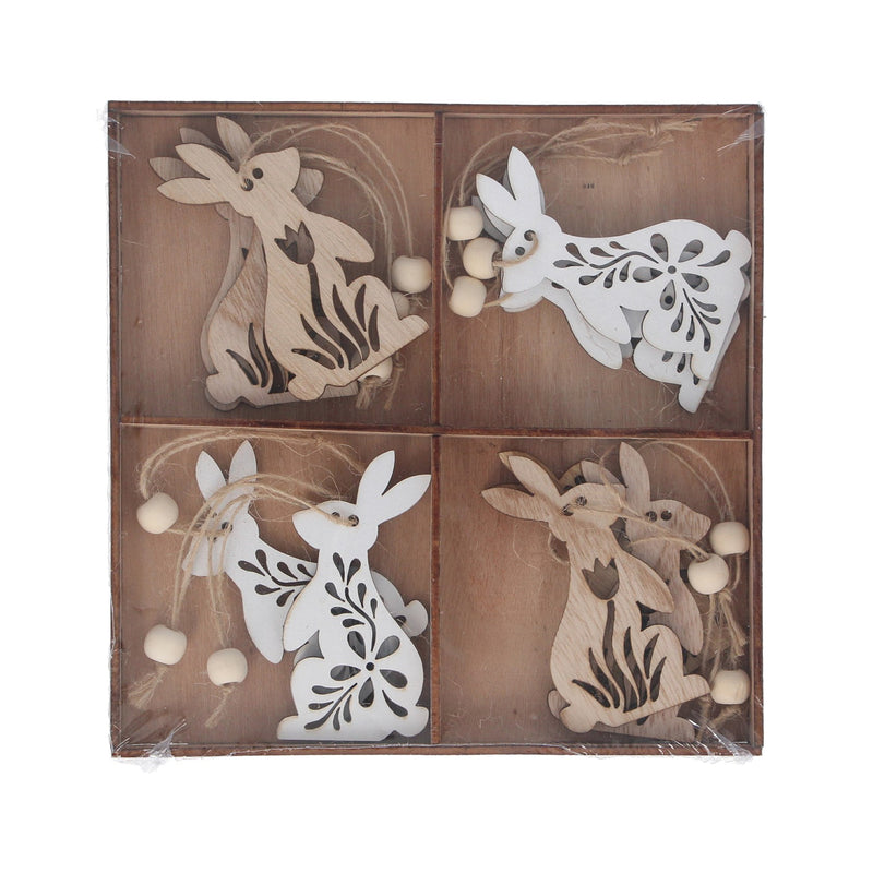 Wooden Bunny Decoration