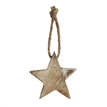 Wooden Star decoration