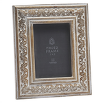 Hand carved wooden photo frame
