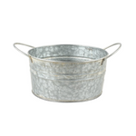 Zinc Round Bowl with Handles