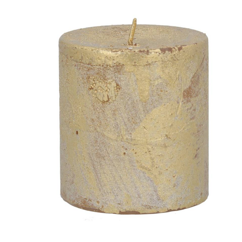Pillar Candle - Gold