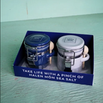 Halen Môn Salt and Pepper Clamp Jar Gift Set