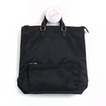 Backpack with zip front pocket