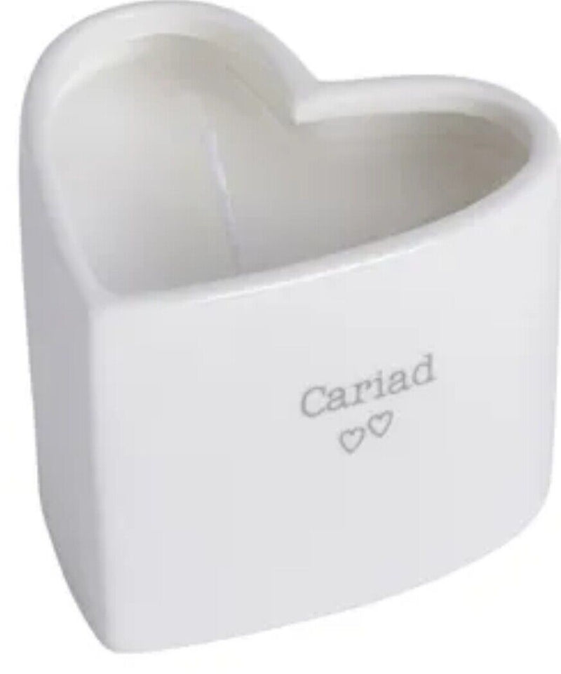 Cariad Heart Shaped Candle
