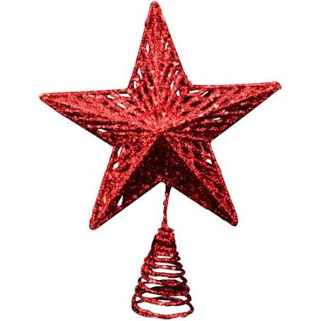 red star tree topper